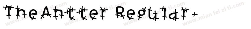 TheAntter Regular字体转换